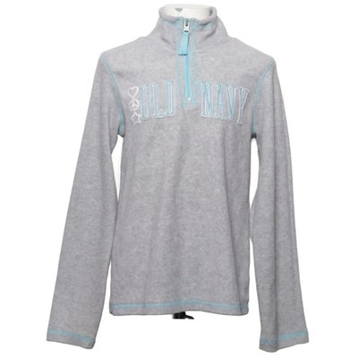 Old Navy, Fleecepullover, Größe: 146/152, Grau/Blau, Polyester, Print #Hm8