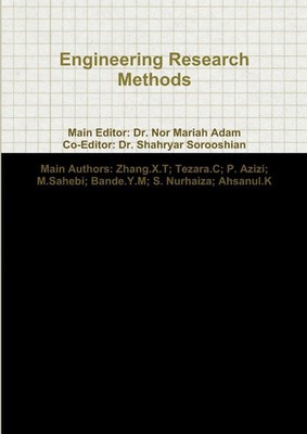 Engineering Research Methods Nor Mariah Adam (u. a.) Taschenbuch Englisch 2012