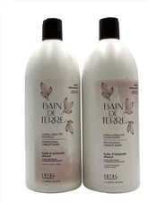 Bain De Terre Sweet Almond Oil Long & Healthy Shampoo & Conditioner 33.8 oz Duo