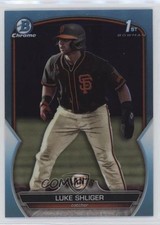 2023 Bowman Draft Chrome Sky Blue Refractor Luke Shliger #BDC-47 14cn