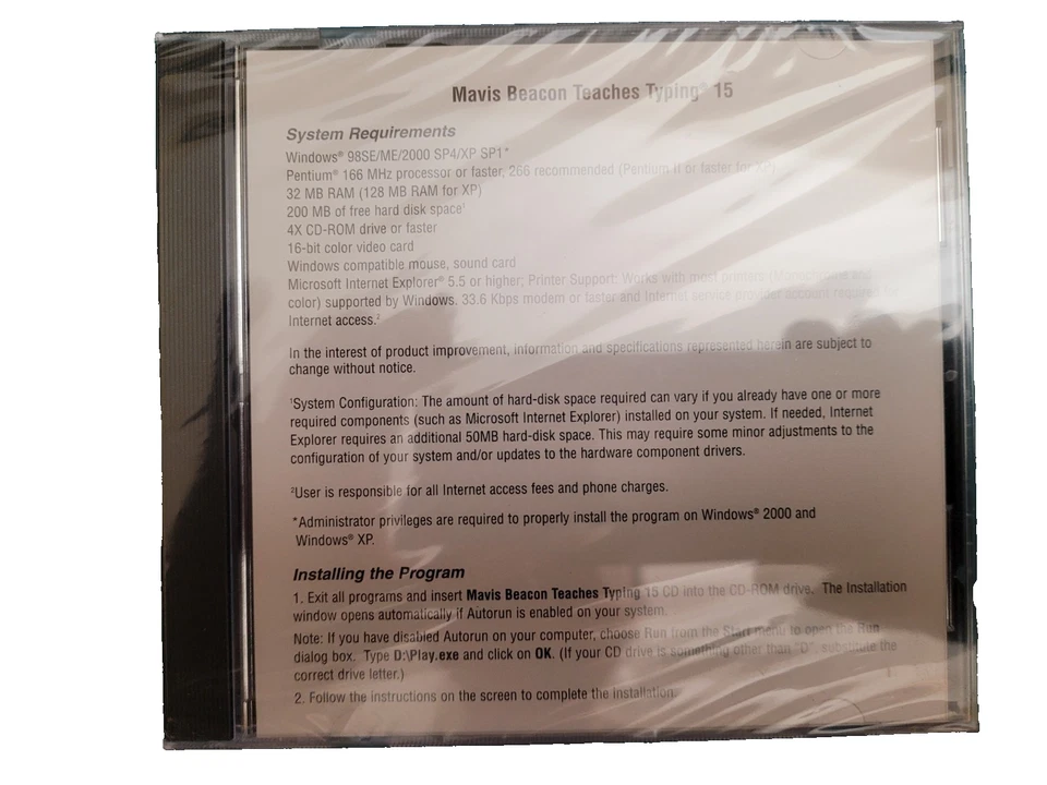 Mavis Beacon Teaches Typing Version 15 PC CD Rom (2006) Ages 8+ - Image 4 of 4