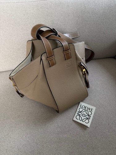 LOEWE Hammock Small Bag Sand Leather with Serial Number