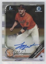 2019 Bowman Draft Chrome Draft Pick Auto Logan Wyatt #CDA-LW Auto z7d