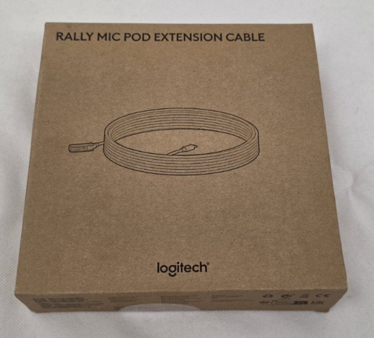 Logitech 952-000047 RALLY MIC POD EXTENSION CABLE 10M, 32.8FT
