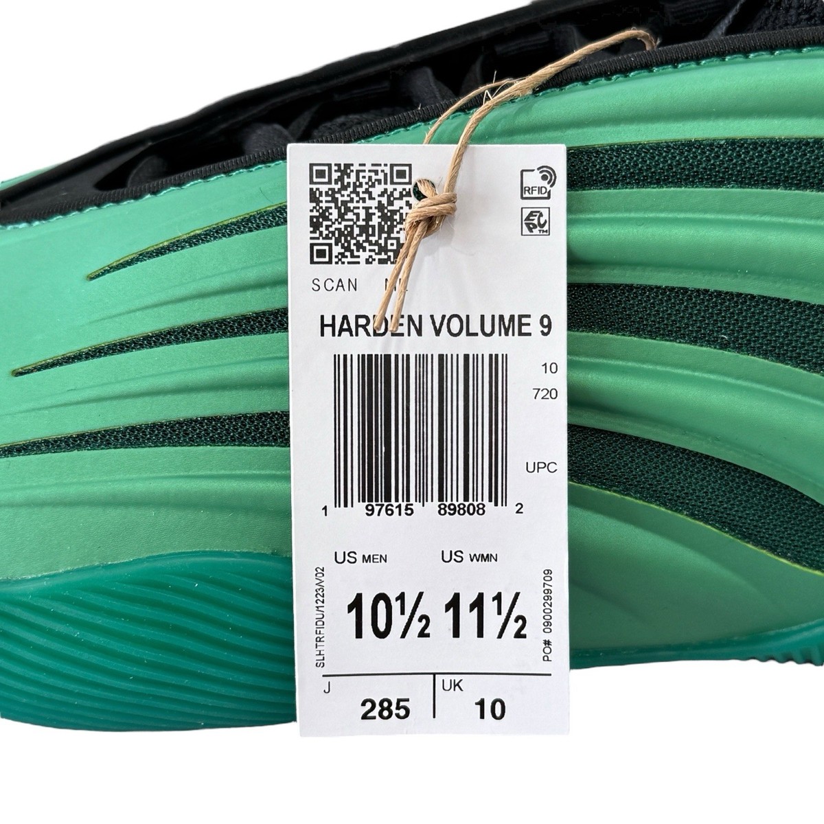 Adidas Harden Volume 9 Metamorphosis Green Basketball JH6484 Men\'s Sizes 10 New JH6484] Mens Adidas HARDEN VOL. 9  main image 3