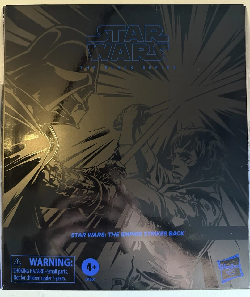 ¡Sin usar, en caja! Hasbro Star Wars Black Series DARTH VADER LUKE SKYWALKER BESPIN DUEL Paquete de 2 Foto 2 de 4