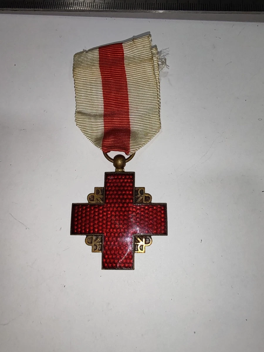 Médaille Croix Rouge Secours Aux Blessés Militaires 1864-1866 Empire Napoléon III - Occasion