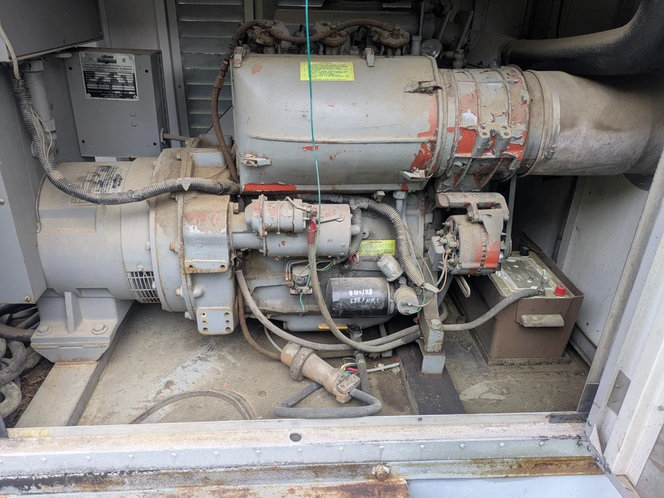 Remolque Dixie Power Systems 3500 1988 grupo electrógeno 15KW remolcable Deutz diésel Foto 2 de 4