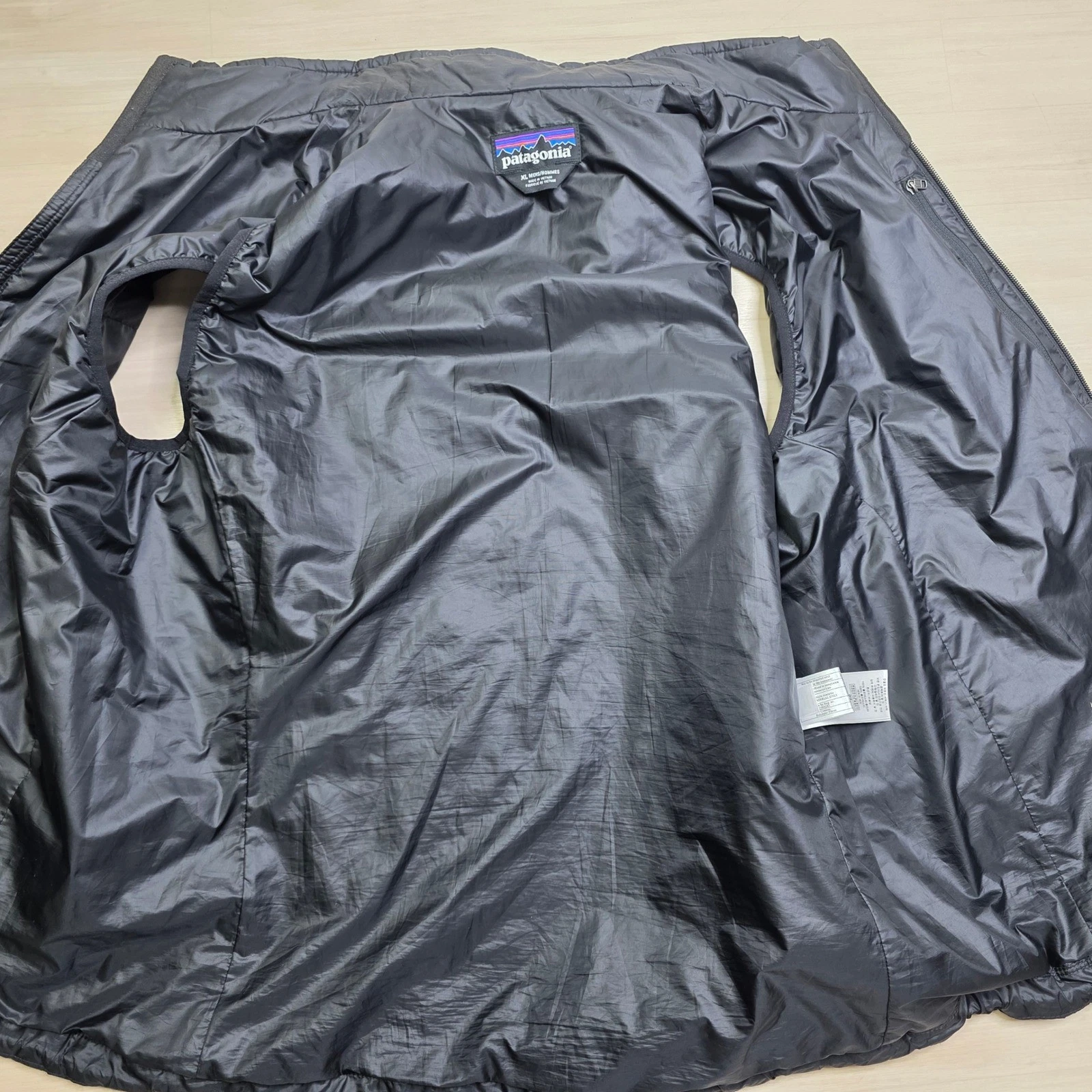 Patagonia Mens Nano Puff Vest Black Insulated Quilted Puffer 84241 FA15 XL - product detail image 7