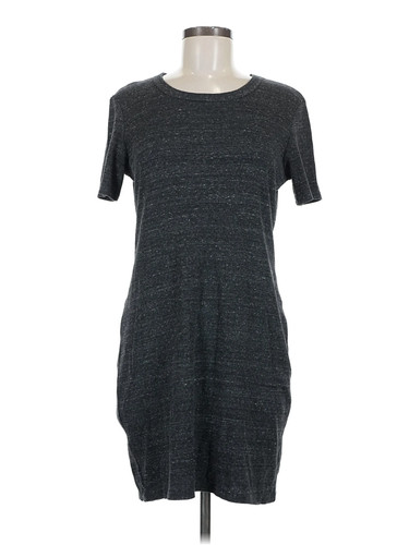 ALTERNATIVE Women Gray Casual Dress M