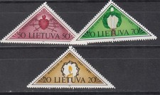 Lithuania 1991 #477-79 50th Anniversary of Occupation set of 3 stamps