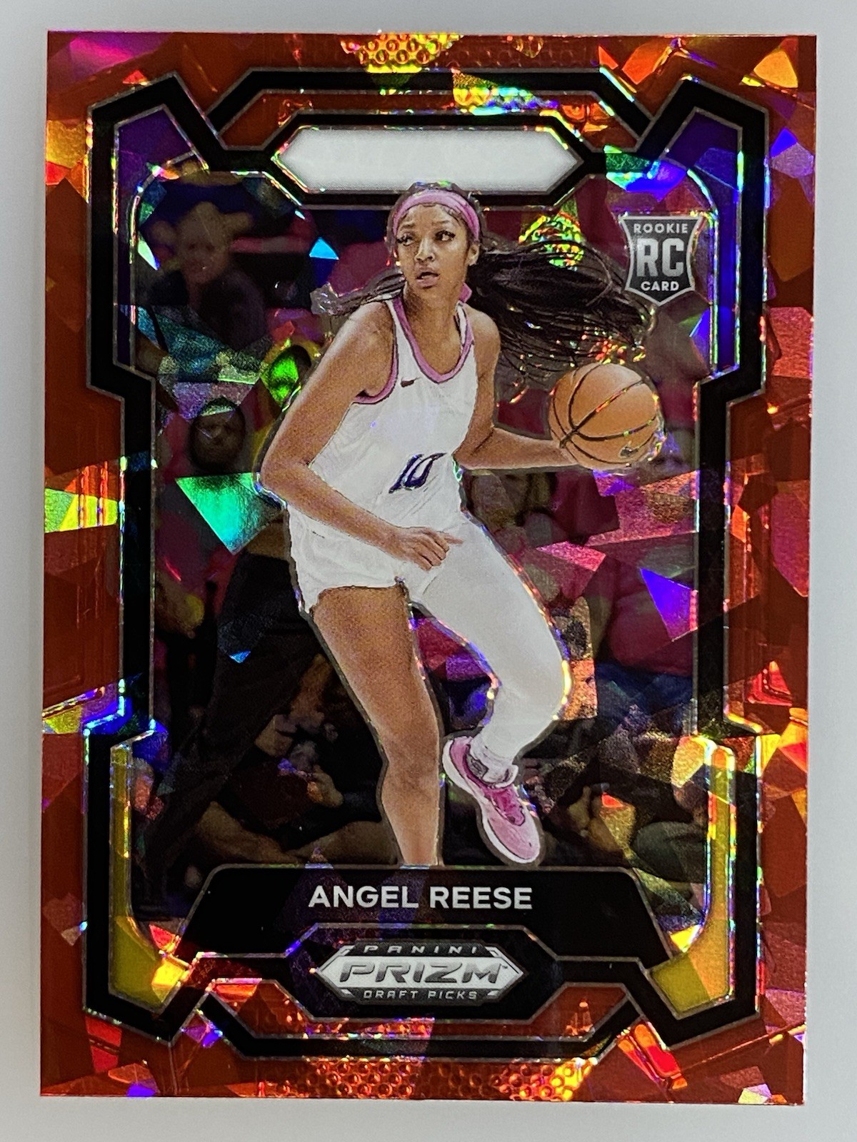 2024-25 Panini Prizm Draft Picks - Angel Reese #38 Red Ice Prizm (RC)