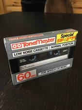 Tonemaster Blank Cassette Tape Sealed NOS New 60 Min Made in China