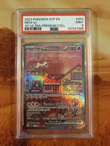 2023 POKEMON SVP EN-SV BLACK STAR PROMO 151 ULTRA-PREM COLL #053 MEW EX PSA 9