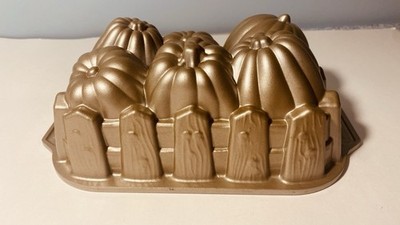 Pumpkin Harvest Loaf Pan 6 Cup Nordic Ware Fall Thanksgiving Halloween Cake Pan