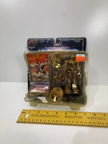 Palisades Micronauts Acroyear Retro Series Action Figure Sealed Gold