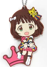 Keychain/Mascot Haruka Amami 765PRO ALLSTARS ver. Rubber Charm Kyun Chara