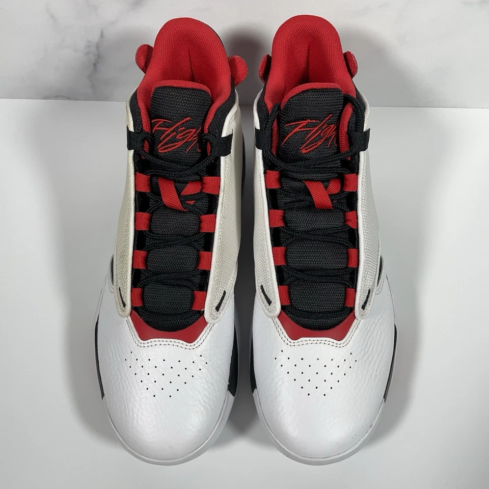 Jordan Max Aura 4 branco vermelho universitário DN3687-106 tamanho 10 masculino - Imagem 3 de 4