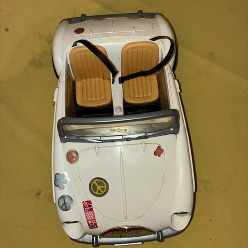 Vintage Barbie SKIPPER 1998 Vintage White 2 Seat Convertible Car Read