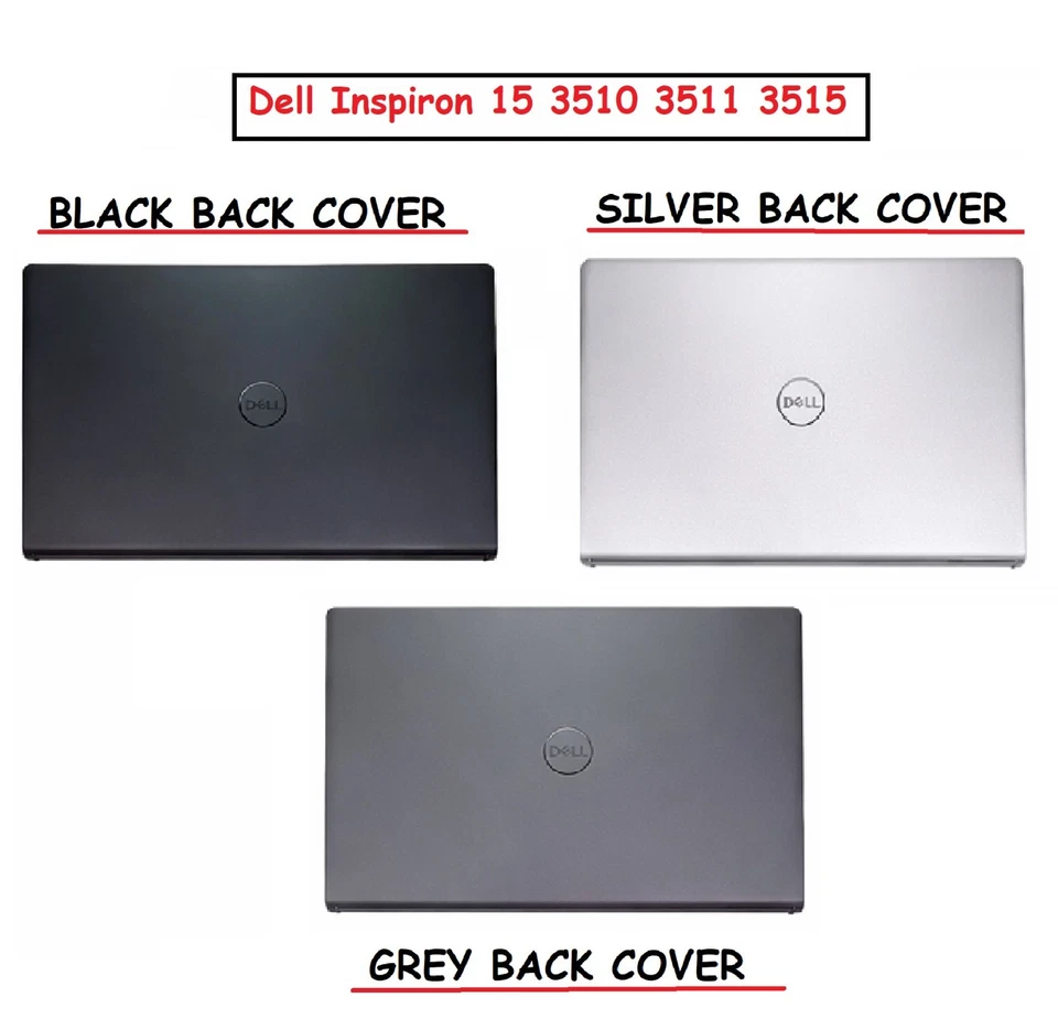 Dell Inspiron 15 3510 3511 3515 LCD Back Cover Rear Top Lid Housing Replacement - Image 1 of 1