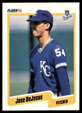 1990 Fleer Jose DeJesus Kansas City Royals #104