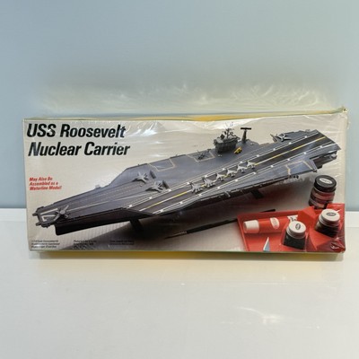 Italeri Testors 897 USS Roosevelt Nuclear Aircraft Carrier 1:720 Kit New Sealed