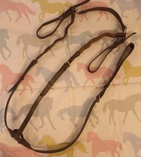 English Leather Morris And Nolan Elastic Sides Breastplate.Cob Size.Havana Brown