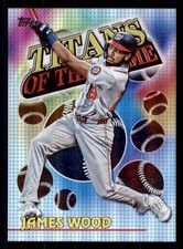 2026 Topps #TOG-15 James Wood Titans of the Game Washington Nationals