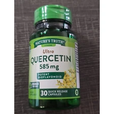 Nature's Truth Ultra Quercetin 585mg Bioflavonoid 30 capsules EXP 2/2026