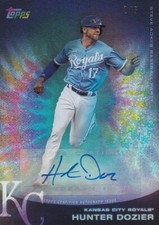 Hunter Dozier ROYALS 2022 TOPPS X STEVE AOKI BASEBALL PARTY TYE-DYE AUTO 2/5