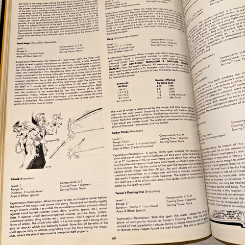 Advanced D&D Players Handbook 6th Printing TSR Gary Gygax 1978 Dungeons Dragons - Picture 18 of 20