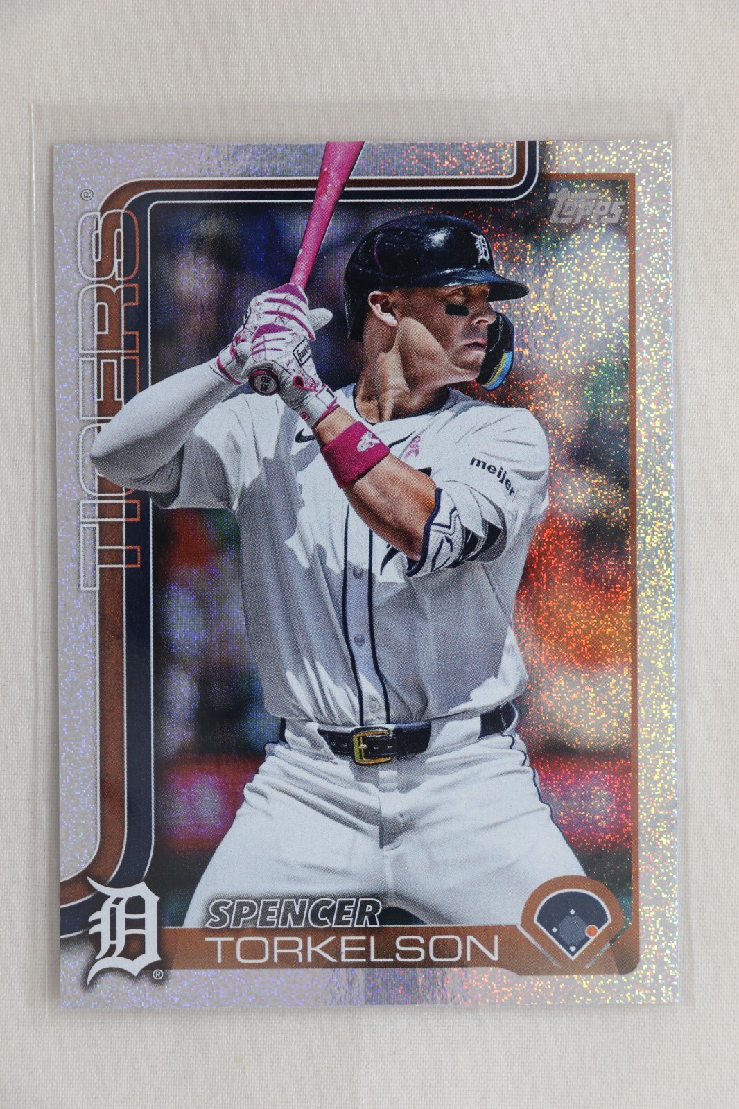 Spencer Torkelson 2025 Topps Series 2 Baseball Sand Glitter #494 Detroit Tigers