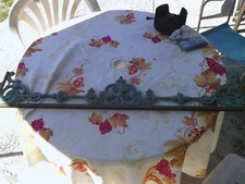 ANCIENNE rambarde EN FER FORGE ouvragee bordure FENETRE