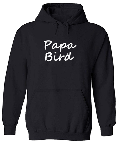 Papa Bird Mens Pullover Sweatshirt Hoodie Sweater Gift For New Dad Father Daddy - Picture 10 of 19