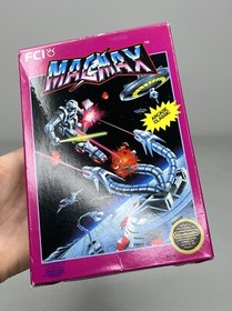 Nintendo NES MagMax Original Box + Manual Only *Some Wear* *No Game*