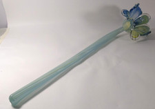Art Glass Trumpet Flower Long