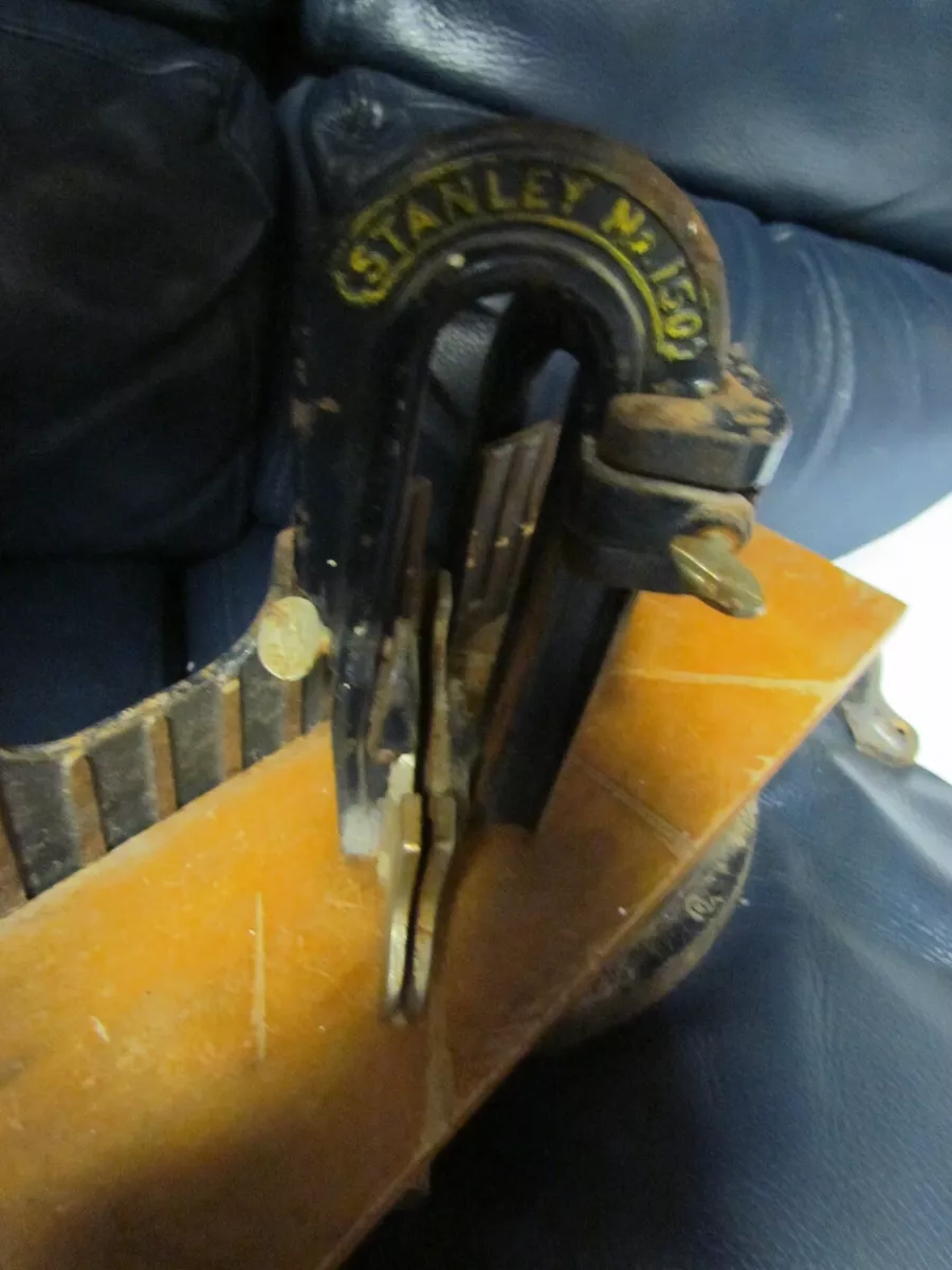 Vintage Stanley No 150 Miter Saw Box Woodworking Tool eBay
