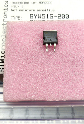 2 Stück BYW51G-200 FAST RECOVERY RECTIFIER DIODES | 200V | 2x 10A | D2PAK