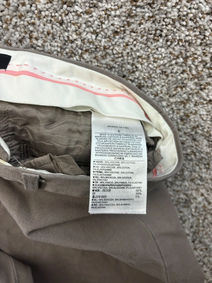 Pantalones de carrera Banana Republic Sloan color tobillo ajustados elásticos para mujer talla 6 Foto 3 de 4