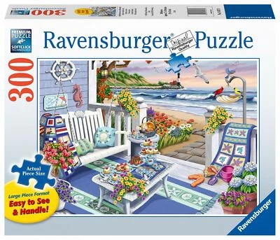 RAVENSBURGER PUZZLE*300 TEILE LARGE*SEASIDE SUNSHINE*RARITÄT*NEU+OVP