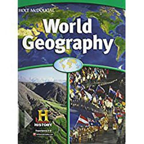 World Geography Student Edition Survey 2012 Hardcover By HOLT MCDOUGAL GOOD 9780547484792