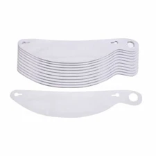 Ultra Shield 01230 Clear Curved Impact Vapor/Charger Helmet Tear Off 200 pc