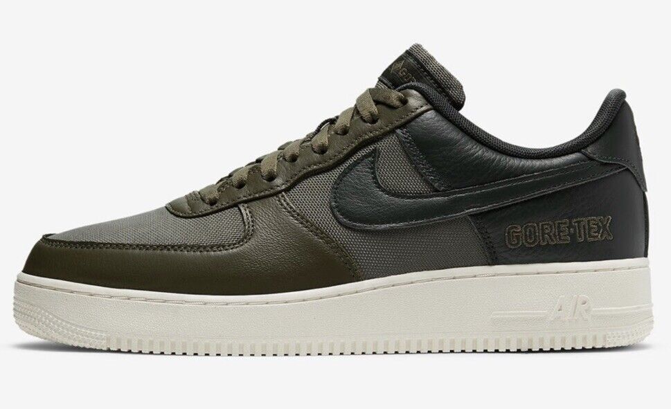 シューズ(男性用) Nike Air Force 1 GORE-TEX Nike Men's Air Force 1 Gore-Tex Medium Olive/Deepest Green Shoes