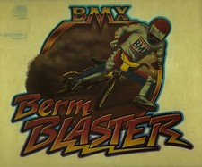 Original Vintage BMX Berm Blaster Bicycle Motocross Iron On Transfer