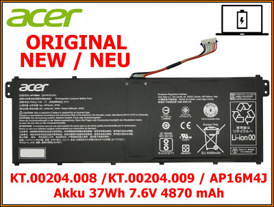 Acer AP16M4J Original Akku 37Wh 7,6V (AP16M4J)