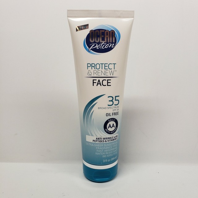 ocean potion sunscreen face
