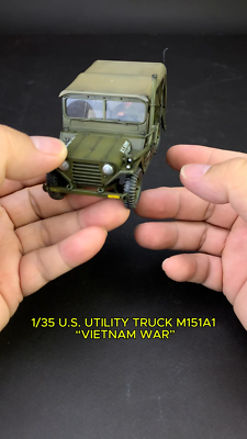 Pre-Order) US Utility Jeep M151A1 /w crew Vietnam War 1:35 Pro