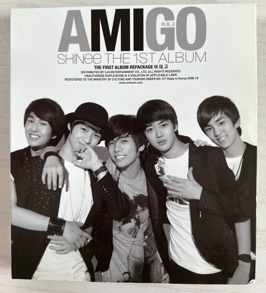 SHINee AMIGO 直筆サイン 全員 ジャケット＋歌詞カード 両面サイン SHINee [AMIGO] Autographed Signed Album MINT RARE Fansign | eBay