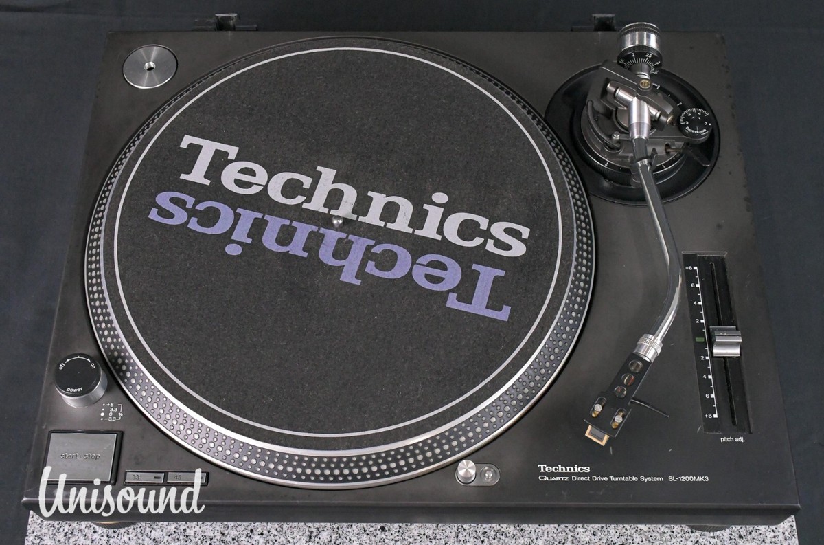 Technics SL-1200MK3 Black Direct Drive DJ Turntable in Very