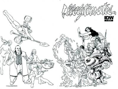 ILLEGITIMATES #1 VARIANT SUBSCRIPTION VAR IDW PUBLISHING
